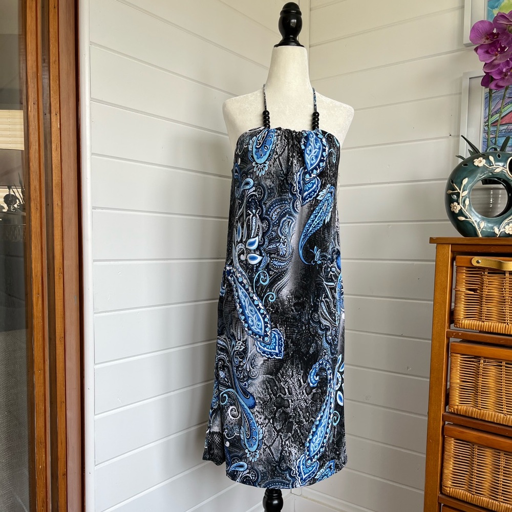 AE City Halter Dress Can be worn as beach cover-up, size X, NWOT
